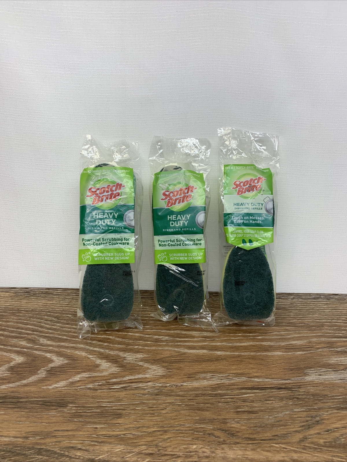Scotch-Brite Heavy Duty Heavy Duty Dishwand Refills, 6 Indv. Total (3-2 Packs)
