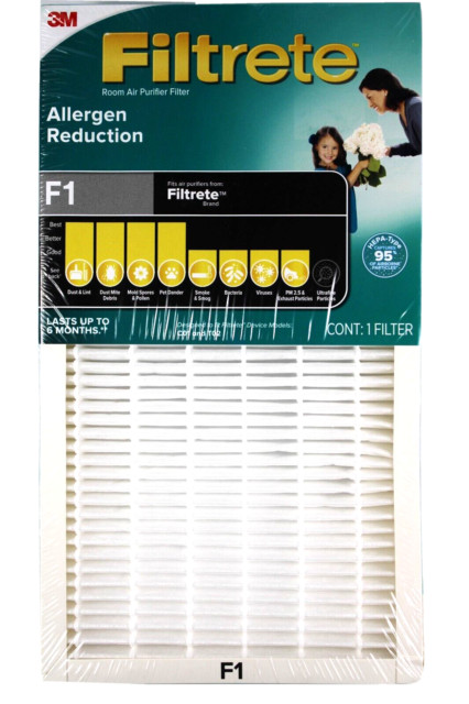 3M Filtrete F1 Room Air Purifier Filter Allergen Reduction HEPA Type NEW Sealed
