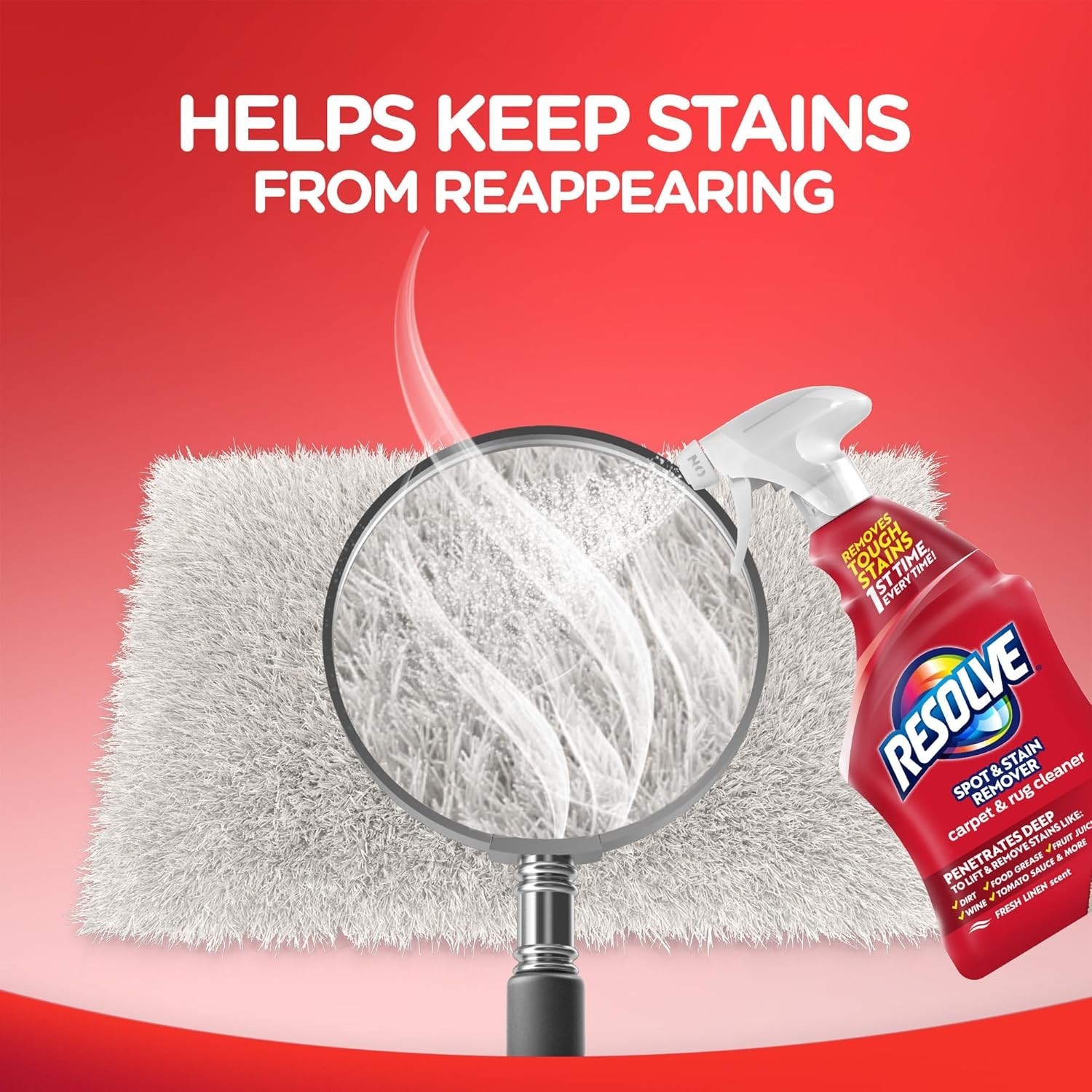 Powerful 22 Oz Carpet Cleaner Spray – Restores and Freshens Fiber Appearance