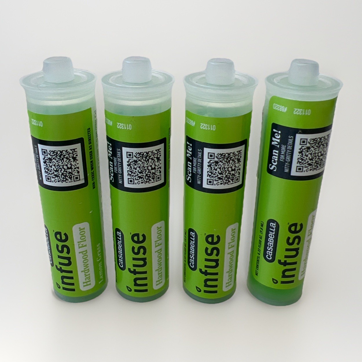 Casabella Infuse Hardwood Floor Cleaner Lot of 4 Lemon Grass 0.33oz Each