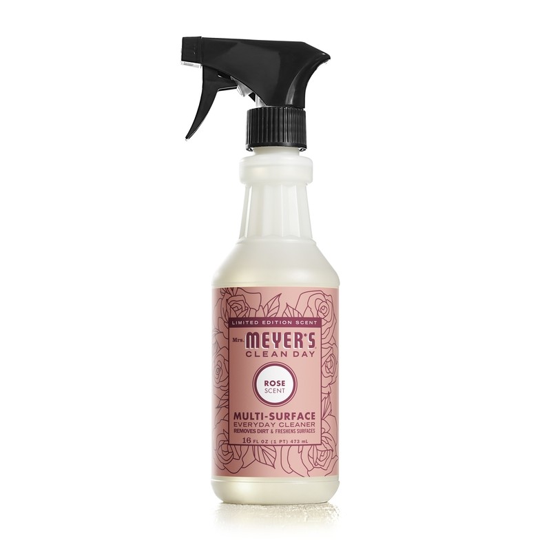 Mrs. Meyers Clean Day Rose Scent Clnr, Prtctr and Ddorzr Lqud 16 oz. (Pack of 6)
