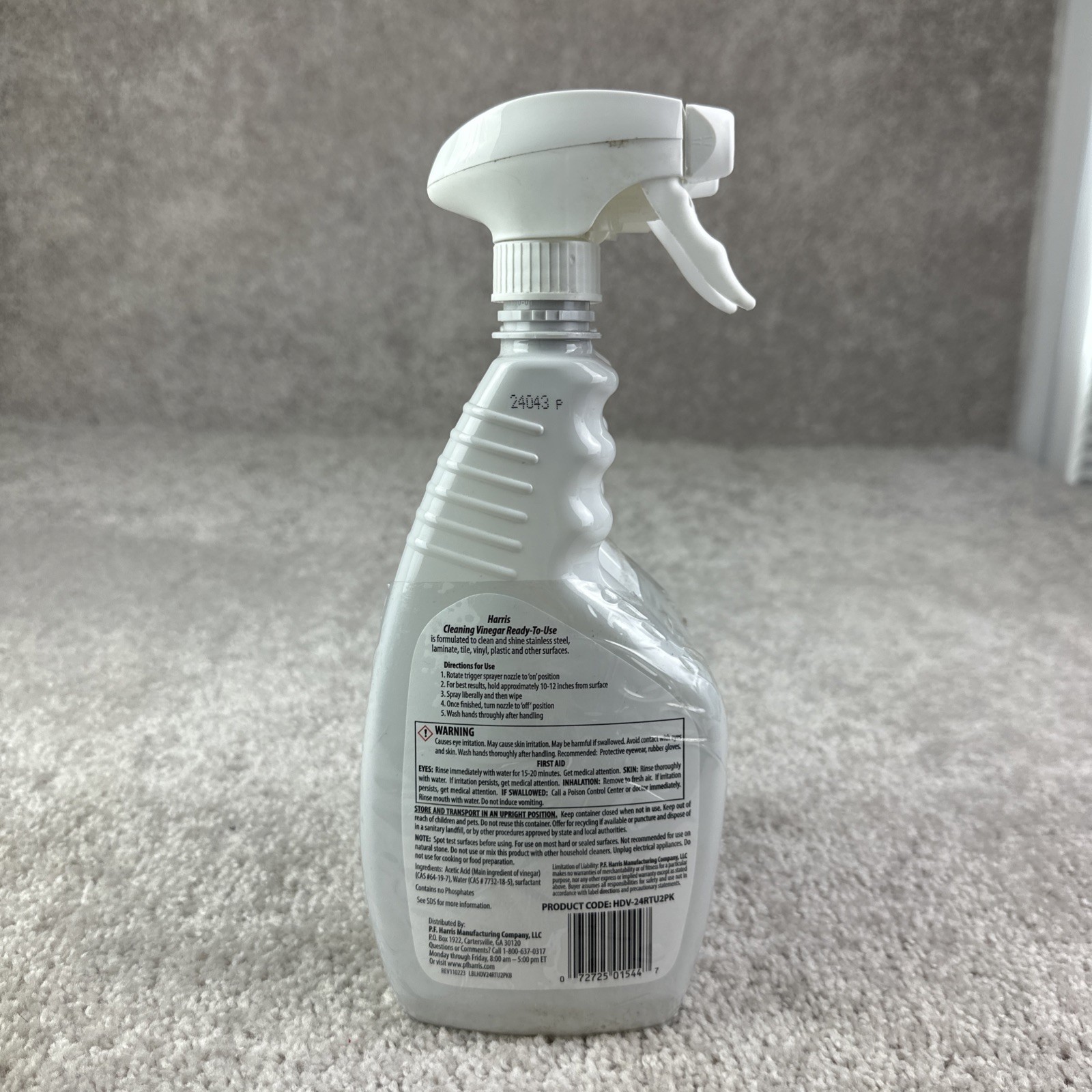 Harris Cleaning Vinegar Ready to Use Multipurpose Cleaner 32 oz (2-Pack)