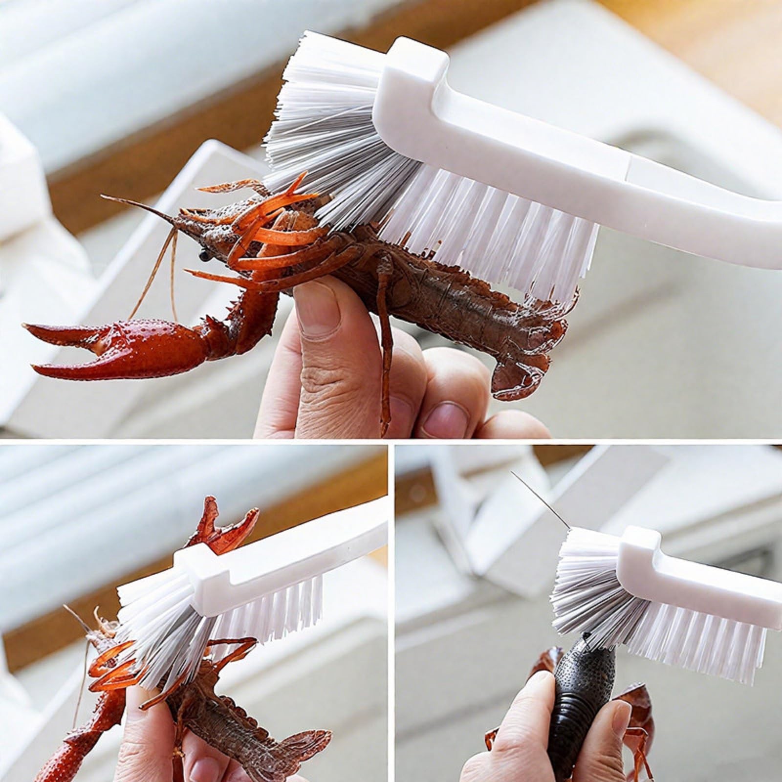 Cleaning Brushes, for Sink, Bathroom & Kitchen Corners – Compact Design with …