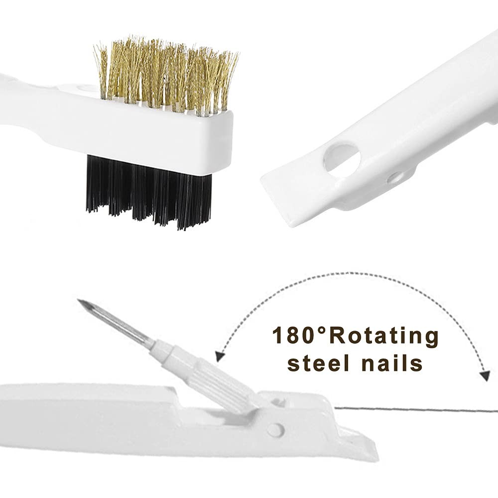 Gas Stove Brass Wire Stiff Bristles Brushes Rust Cleaner for Kitchen Grease G…