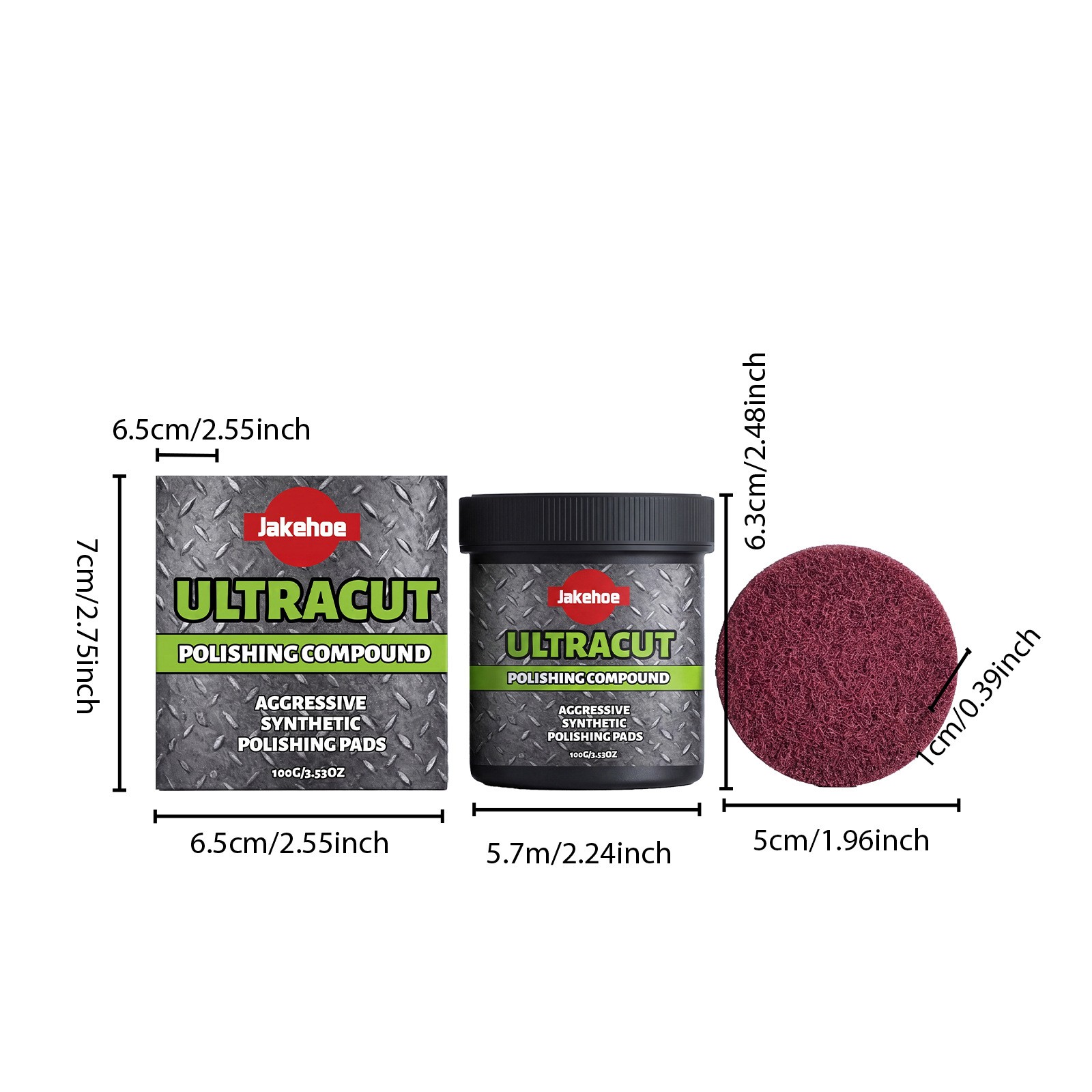 Surface Restoration Polish With Pad, Ultracut Polishing Compound 150g New
