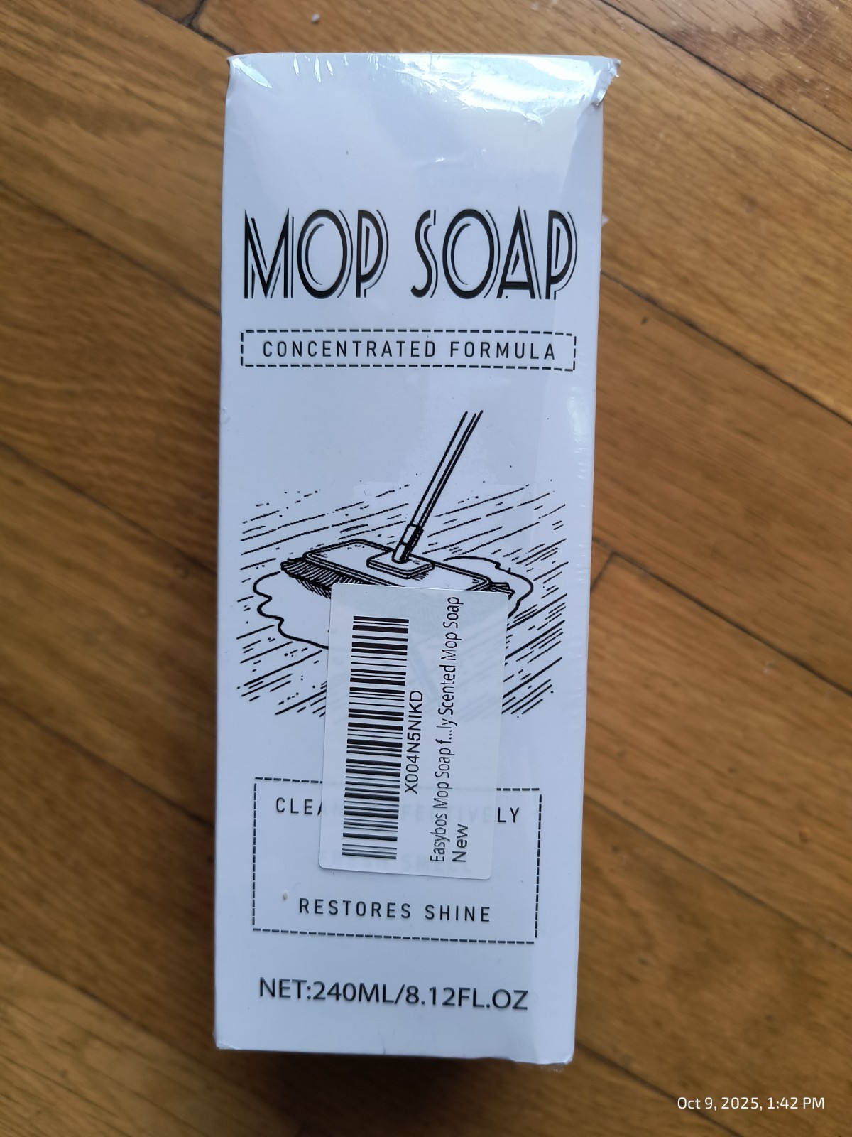 Highly Scented Mop Soap Fresh Scent for Floor Cleaning Concentrated 240mL Sealed