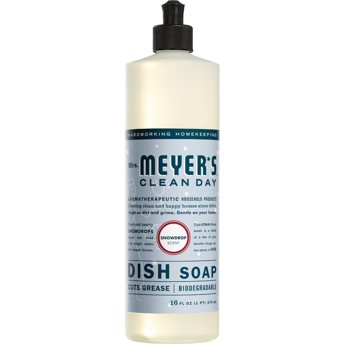 Mrs. Meyer’s Clean Day 16 Oz. Snowdrop Scent Liquid Dish Soap 11364 Mrs. Meyer’s
