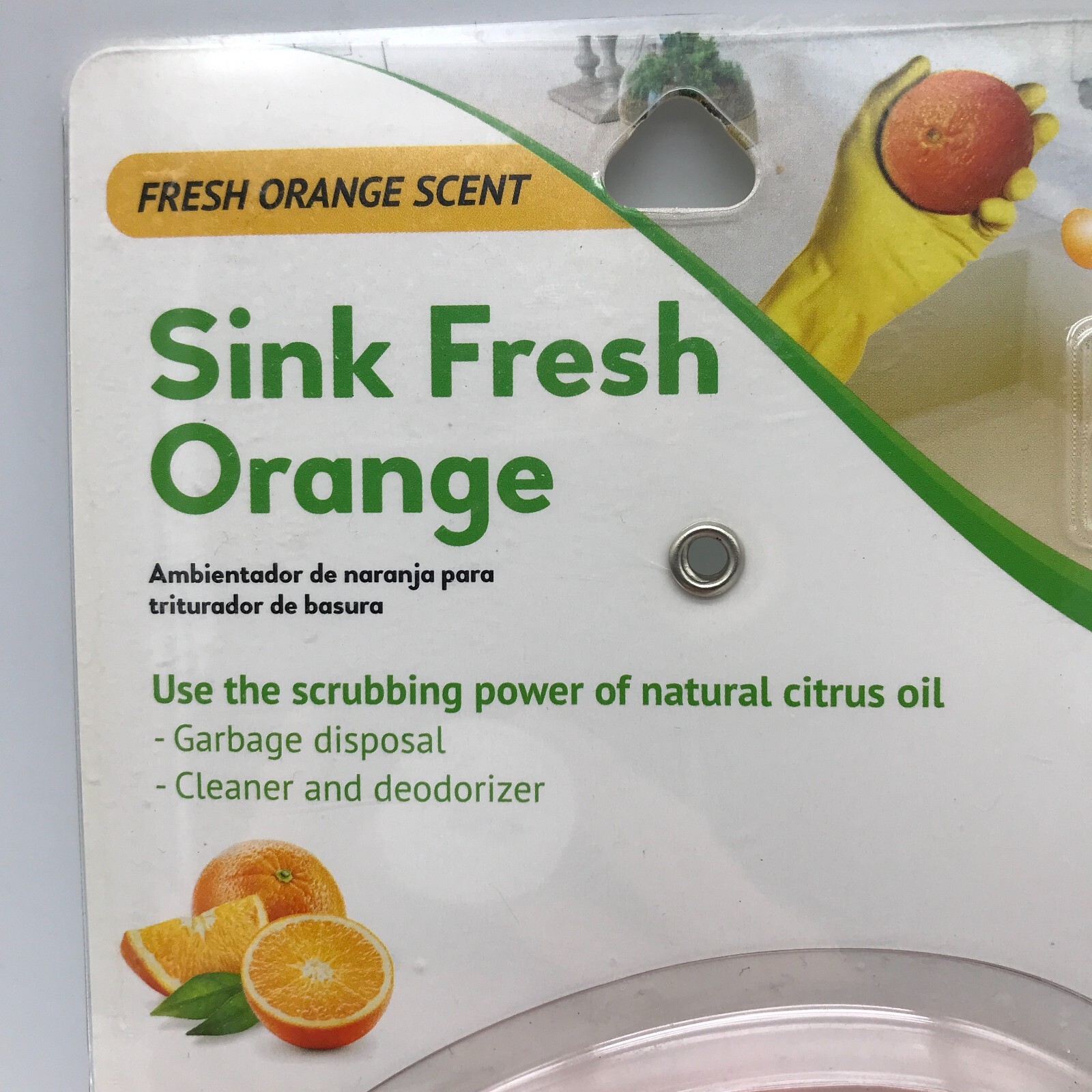 Sink Fresh Orange Garbage Disposal Cleaner Deodorizer