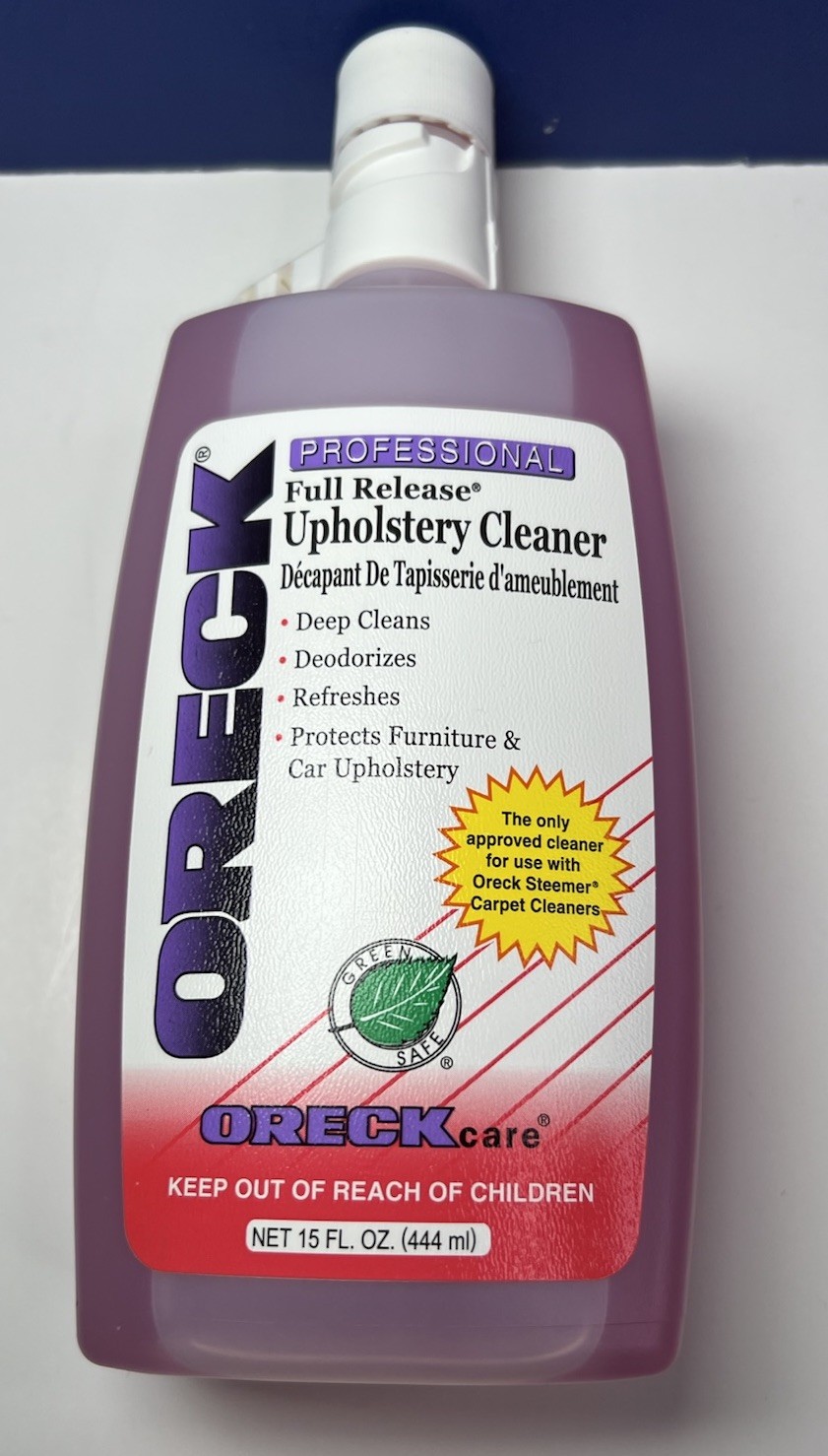 Oreck Professional Full Release Upholstery Cleaner 15 fl oz / 444 ml Oreck Care