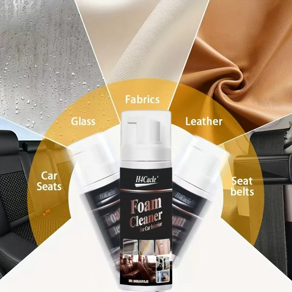 H4Cacle Multifunctional Foam Cleaner Spray 100ml Car Interior and Home