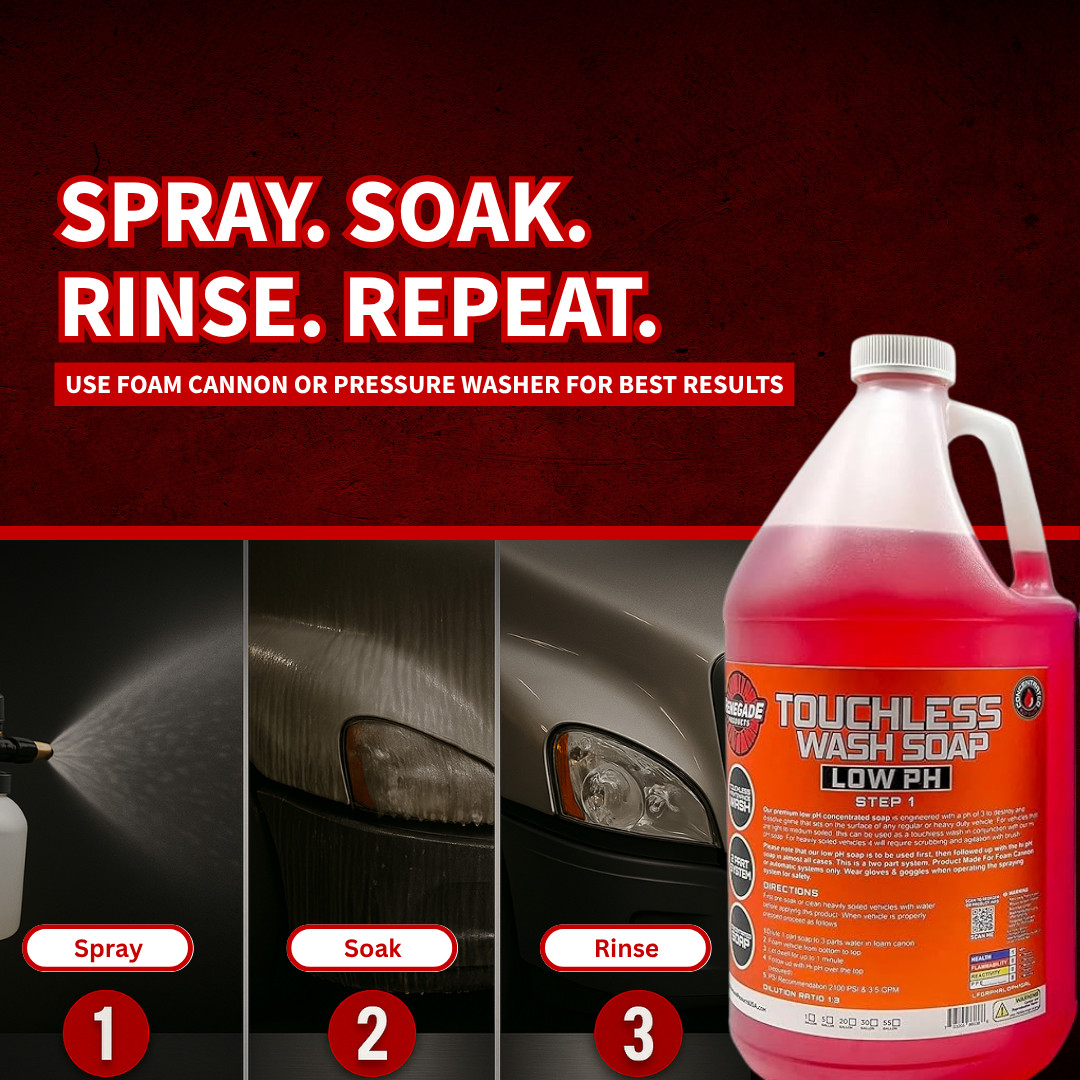 Touchless 2-Step Truck Wash Soap System