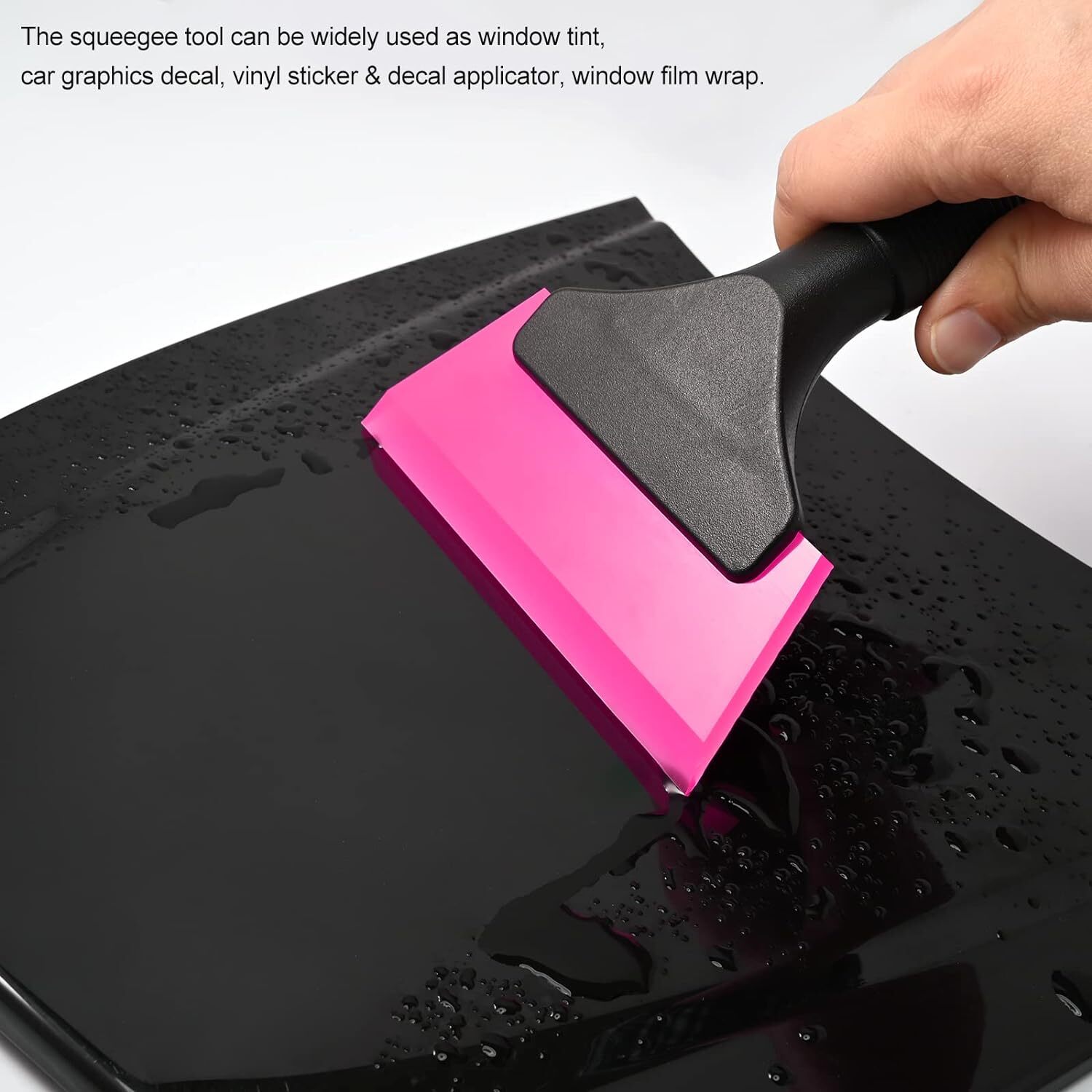 2PC 5 Inch Rubber Squeegee Window Tint Windshield Squeegee for Car Window