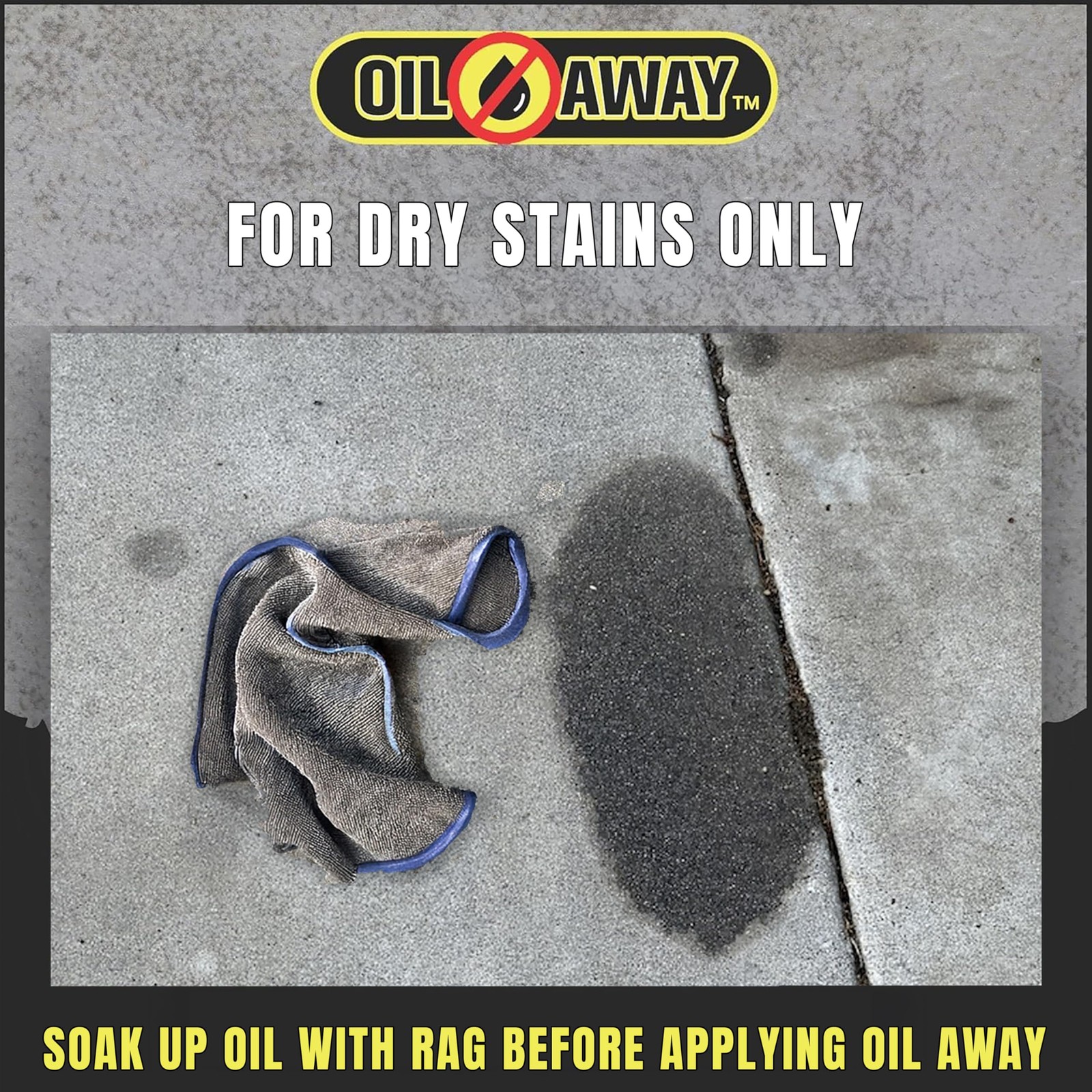 Oil Away Driveway Cleaning Starter Kit | Fight Stains | Brighten Driveway | D…
