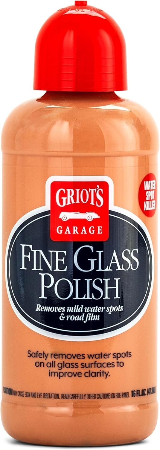 Glass Polishing Cleaner 16oz Restores Clarity for Automotive and Home Surfaces