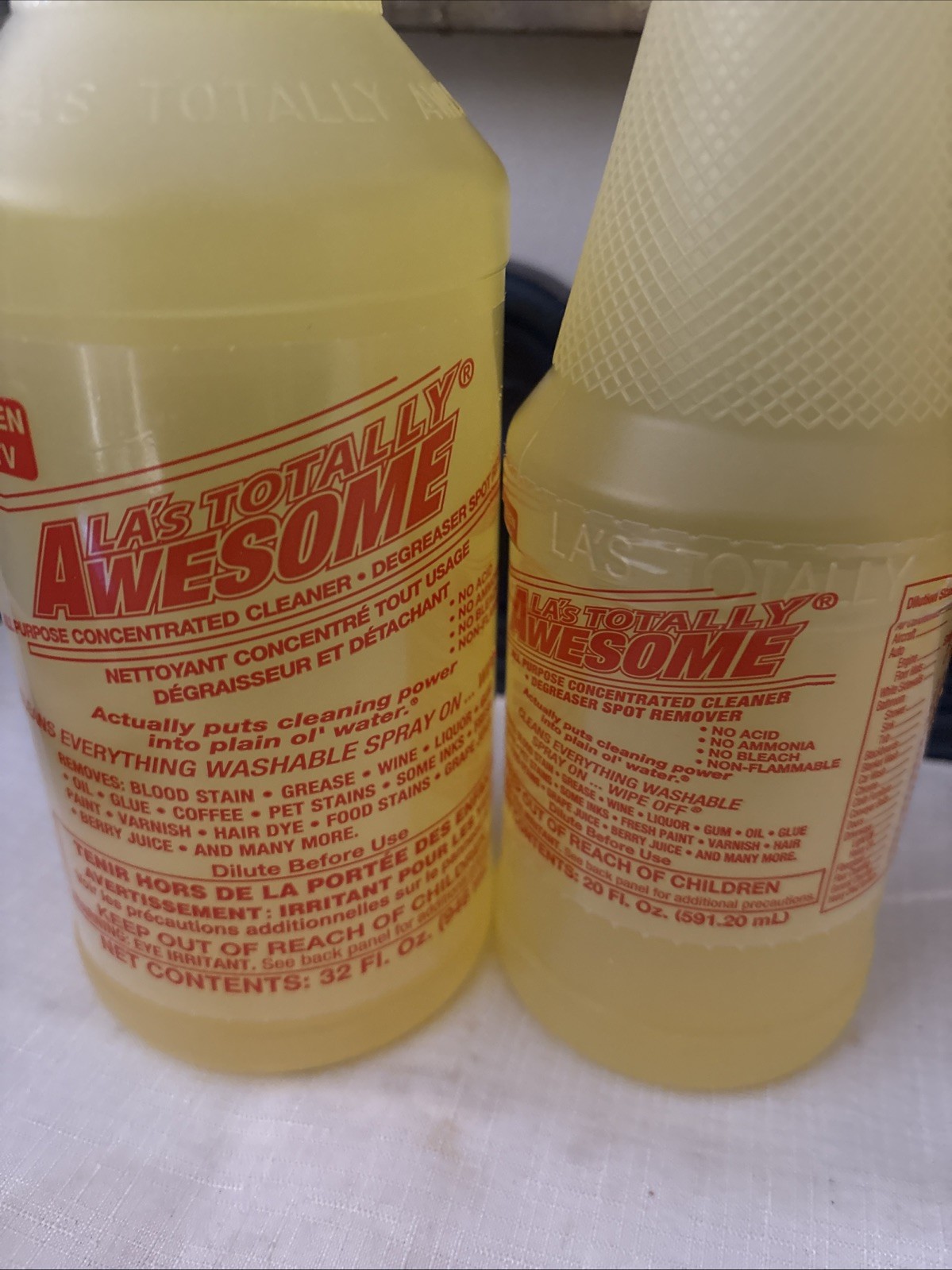 La’s Totally Awesome All Purpose Cleaner Bundle Spray 20 oz and refill 64 oz
