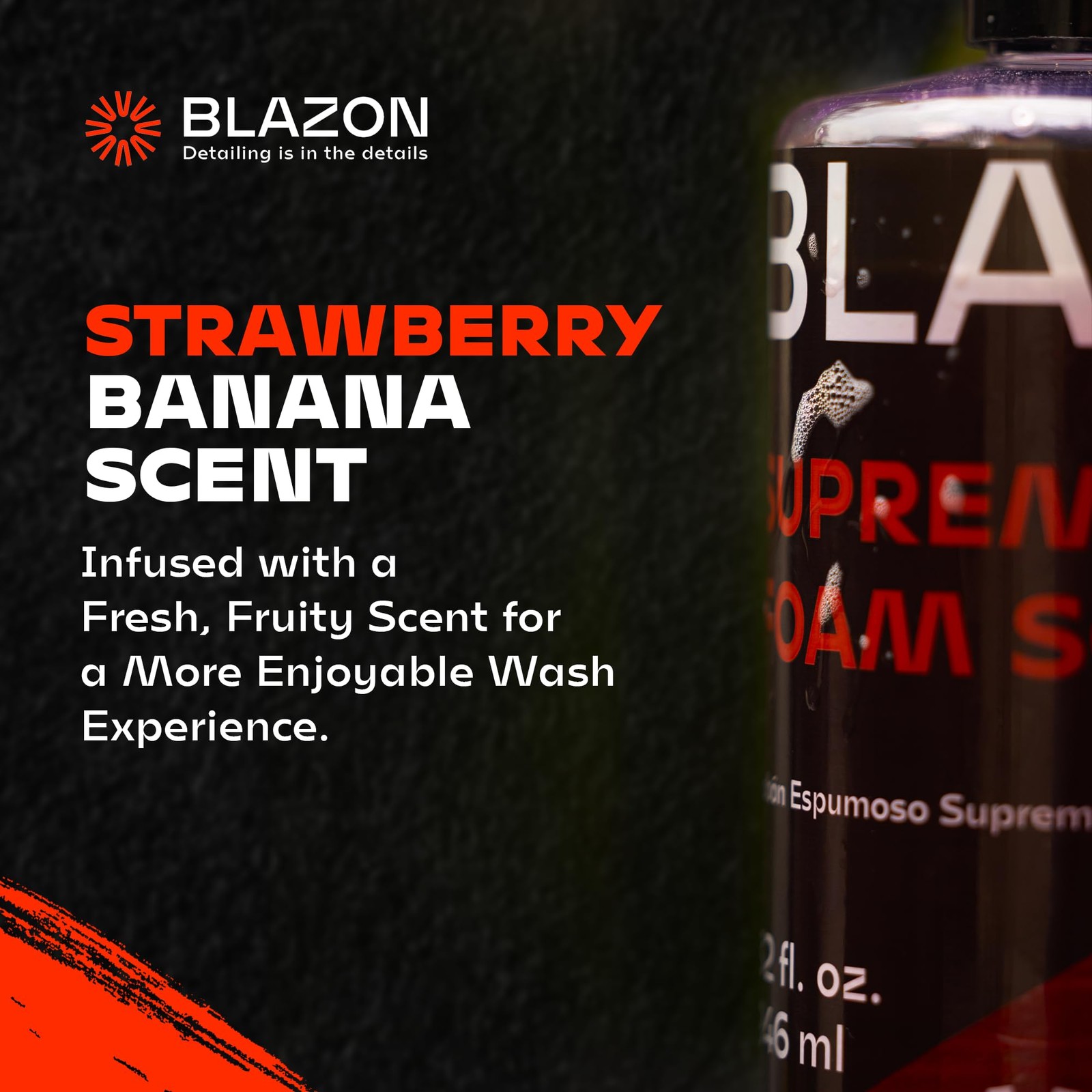 BLAZON Supreme Foam Soap (XL 32 oz) Insanely Foamy Streak-Free Car Wash Soap …