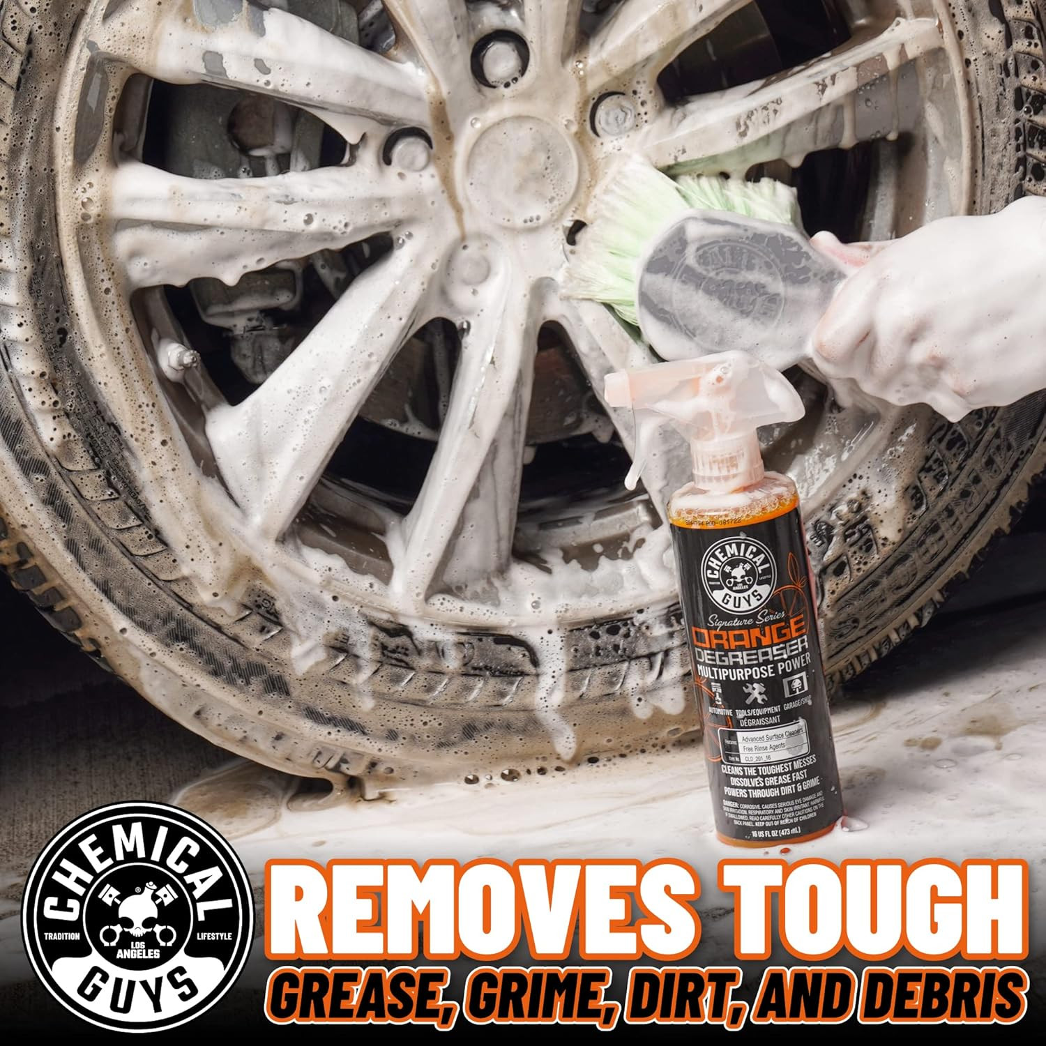 Signature Series Orange Degreaser Spray – Heavy Duty All Purpose Cleaner for Eng