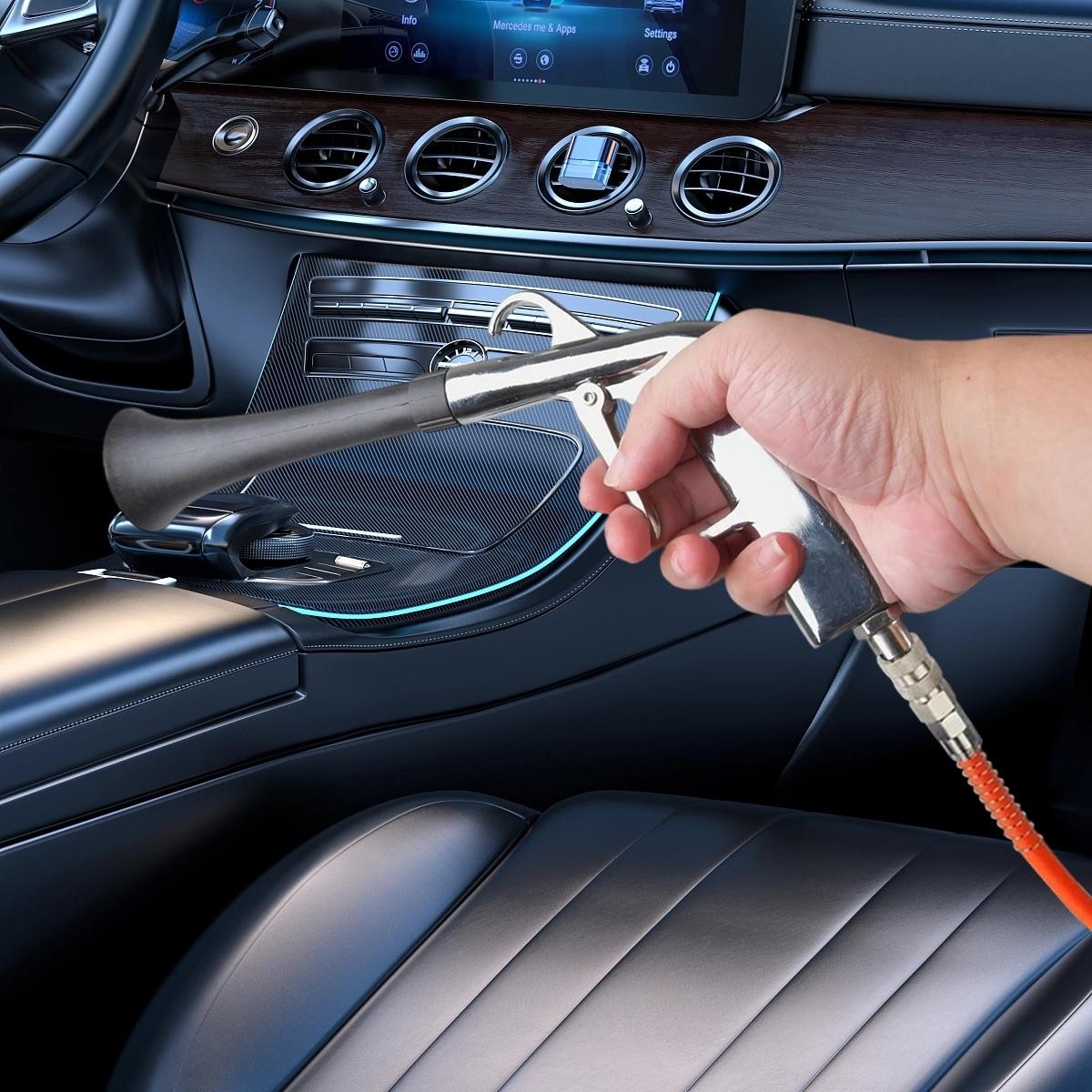 Car Interior Cleaning Gun with PVC Material and Efficient Dust Removal