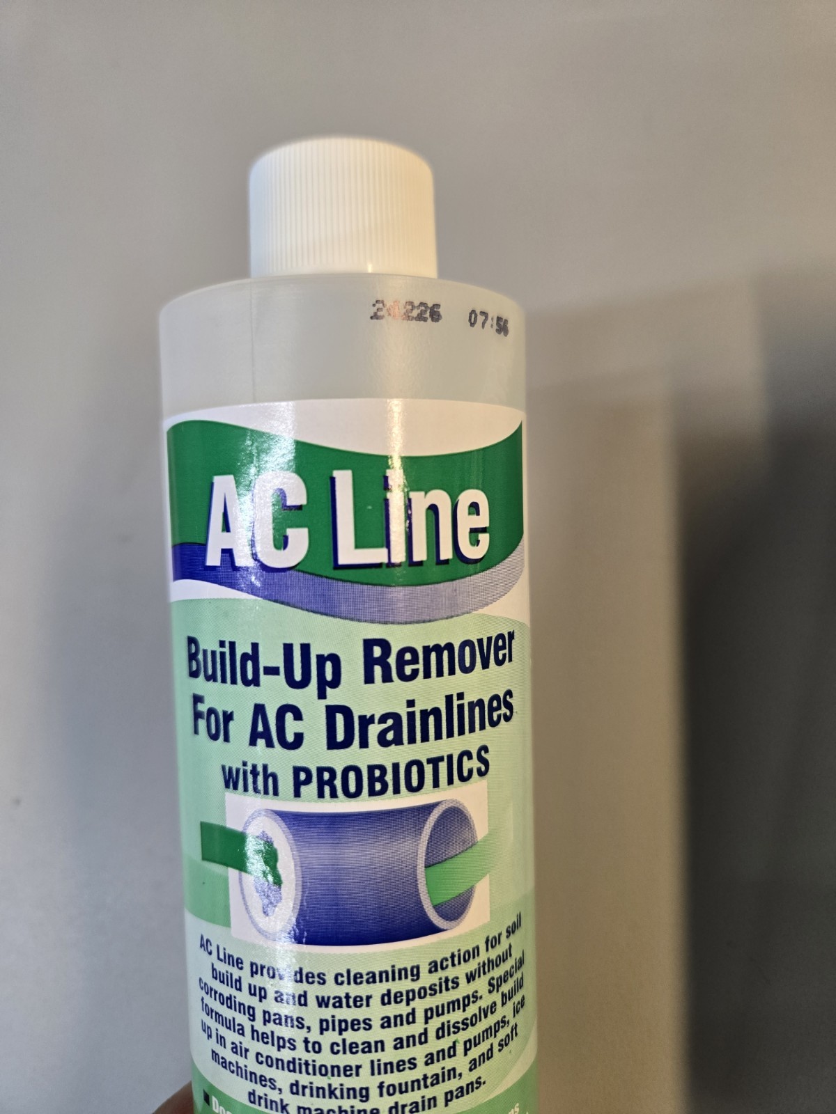 4 Pack, AC Line Build Up Remover For AC Drainlines With Probiotics (8 Fl Oz X 4)