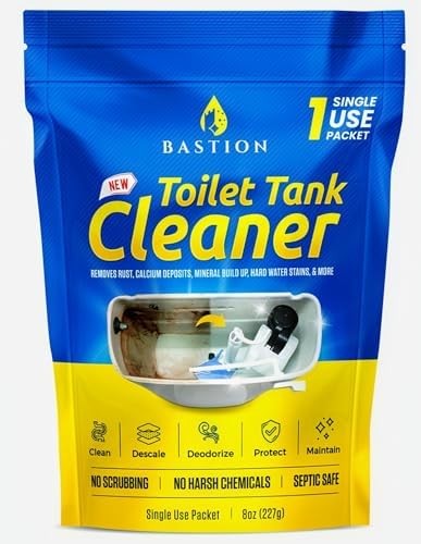 Toilet Tank Cleaner, Single Use 8oz (227g) Packet (*Not For Toilet Bowl*) Rem…