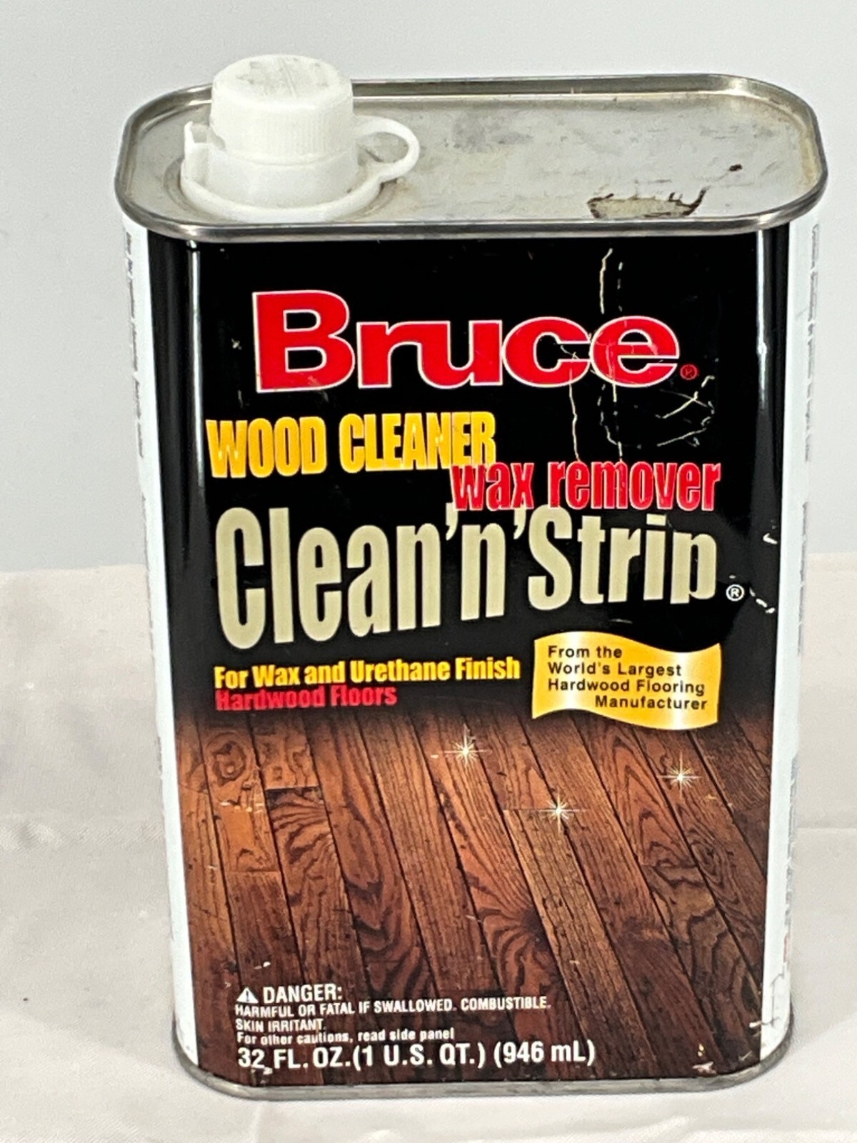 Bruce Wood Cleaner Clean’n’Strip Wax Remover 32 oz (Approx 26oz) Hardwood Floors