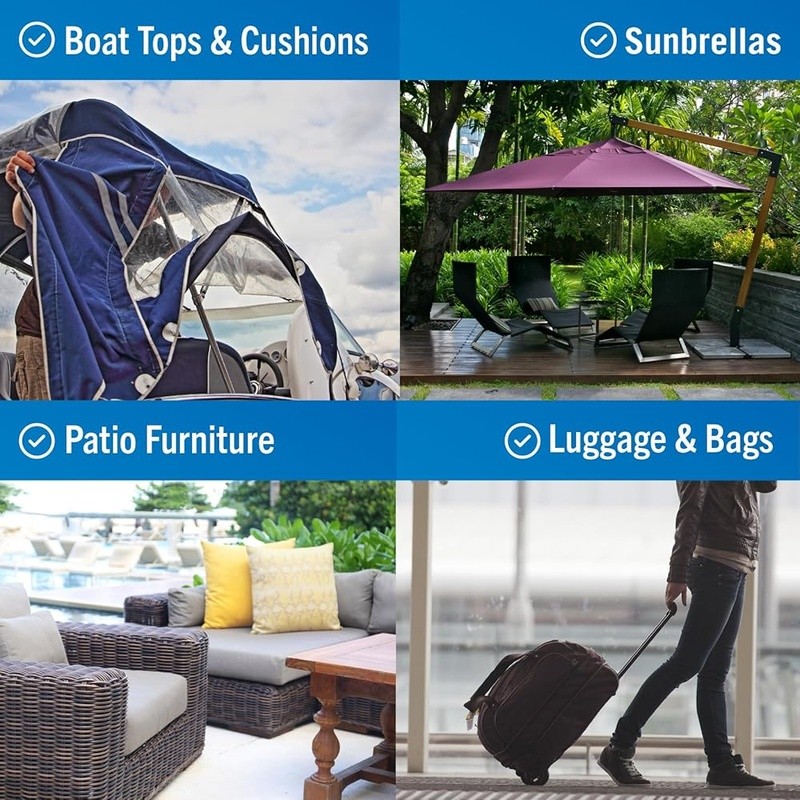 Water Repellent Spray Fabric Protects Canvas Nylon Leather Outdoor Gear New
