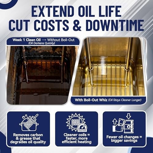 8LB Deep Fryer Cleaner Powder – Heavy-Duty Degreaser for Commercial Kitchens – O