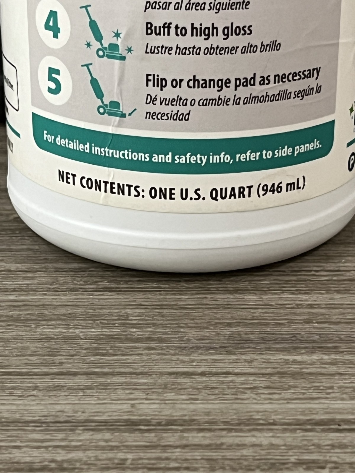MAXIM Spray Buff & Scuff Remover Floor Cleaner 1 Quart 946 mL