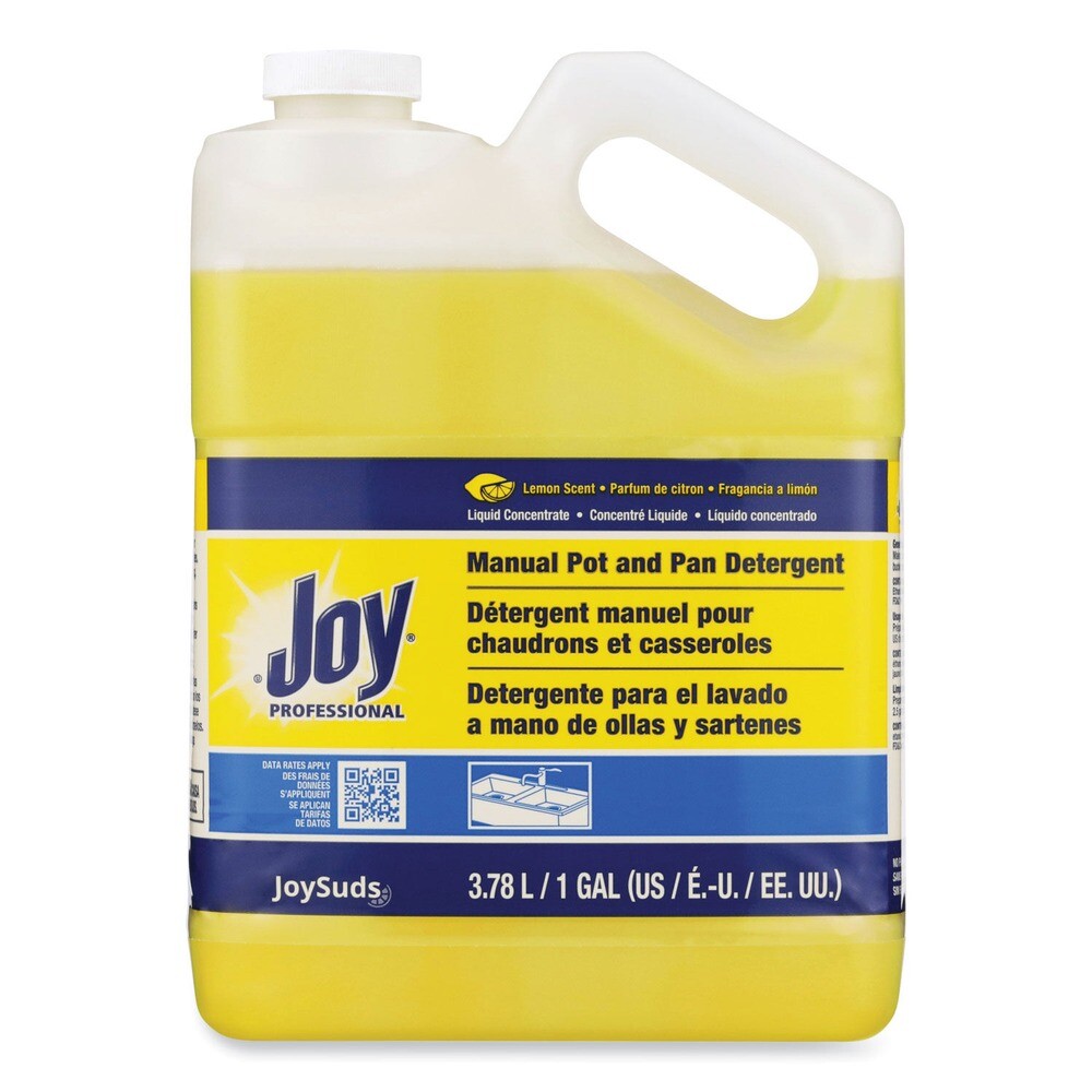 Joy 43607EA 1 Gallon Bottle Lemon Scent Dishwashing Liquid New