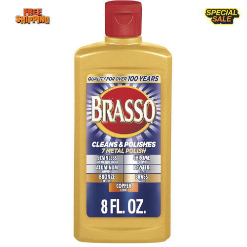 NEW Brasso-2660089334 Multi-Purpose Metal Polish, 8 oz(FAST SHIPPING)