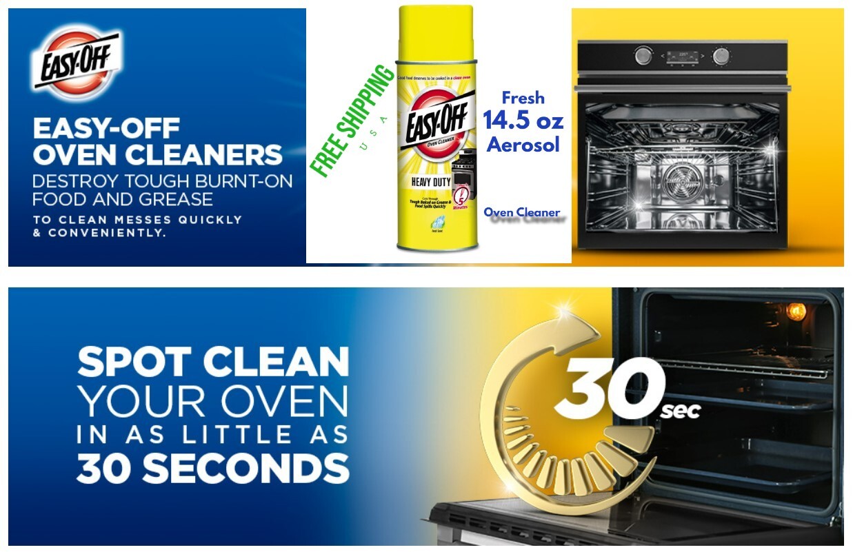 Heavy Duty Oven Cleaner Aerosol grease spills spot deep cleaning grills Foam NEW