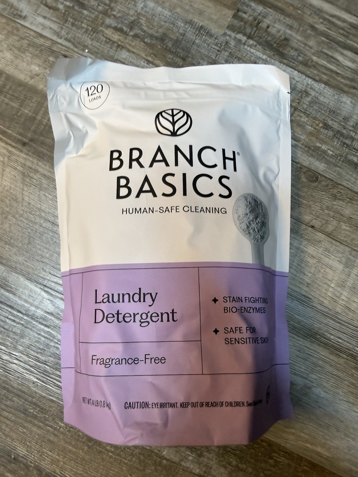 Branch Basics 1 Bag Laundry Detergent 4 Lb & 120 Loads