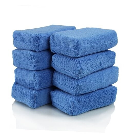 Premium Grade Microfiber Applicator Pads – Ultra-Soft Foam Core, Safe for