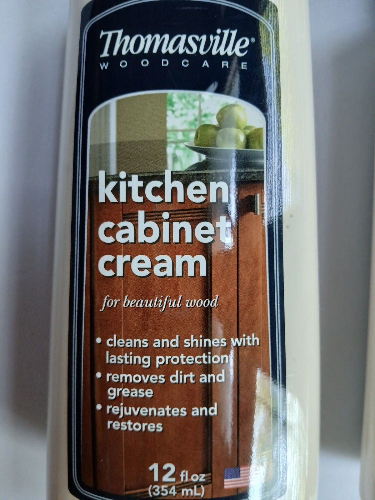 2 Pack Thomasville Kitchen Cabinet Cream For Wood Cleans Shines Protects 12oz