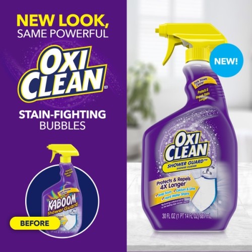 OxiClean Shower Guard Spray, 30 Ounce – Pack of 6