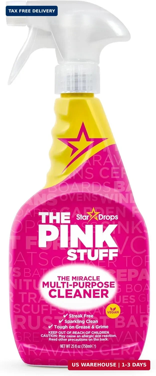 Stardrops The Pink Stuff Miracle Multi-Purpose Cleaner – Removes Grease, Grime,