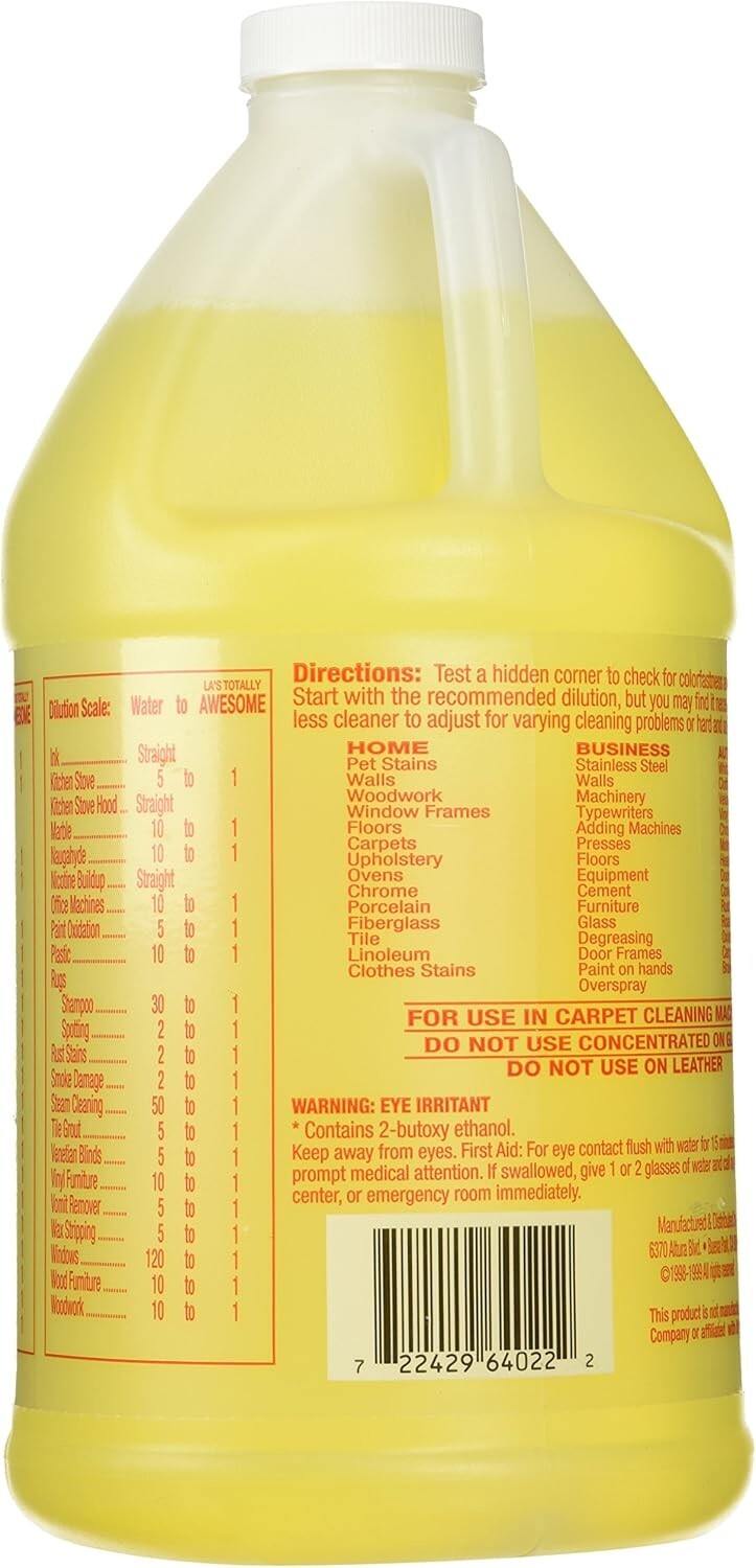 LA’s Totally Awesome Degreaser All Purpose Cleaner 64 Oz – 3 Packs