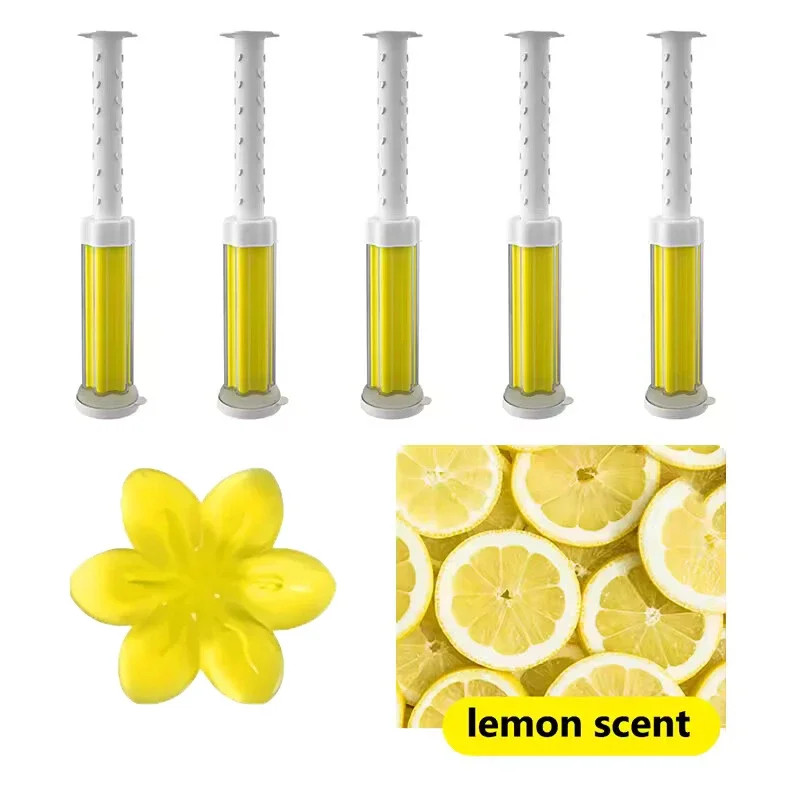 Toilet Gel 1Pc/12 Count Toilet Bowl Gel Stamp 6 Kinds of Scent Toilet Cleaner Ge