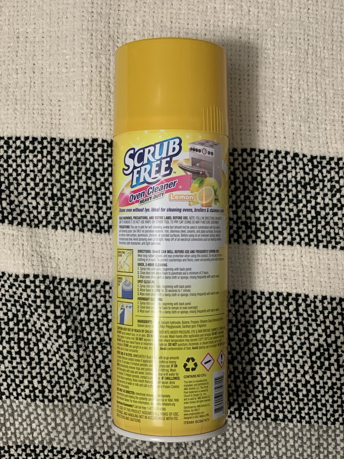 2 Pack – Scrub Free Heavy Duty Oven Cleaner – 12 Oz