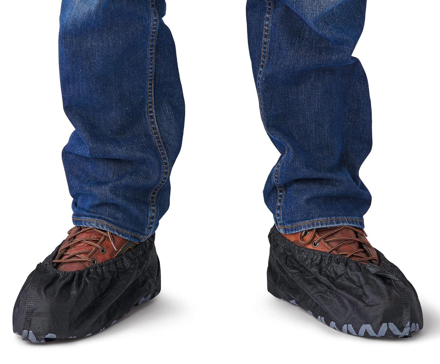 Boot and Shoe Covers, Tough, Easy On, Fits over Boots, Improved Grip, Value Pack