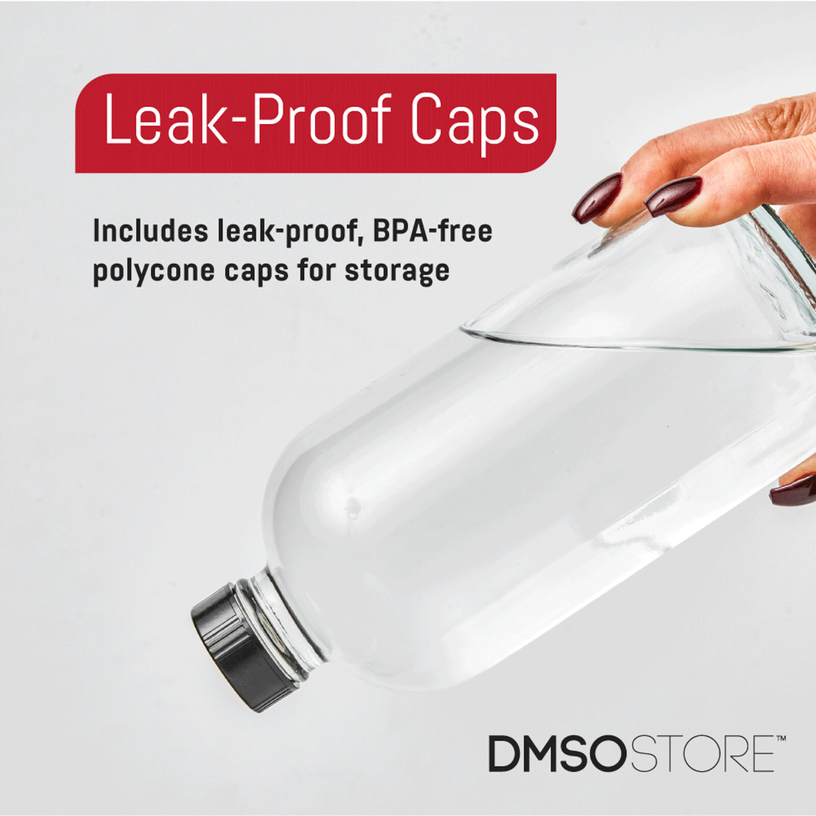 DMSOSTORE 8 oz. Glass Spray Bottles 4Pack w/ White Trigger Sprayer, Adjustable