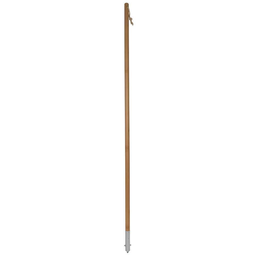Harper Microfiber Flat Mop Bamboo Handle Hanging Loop Refill Pad 12.8 in. Wide