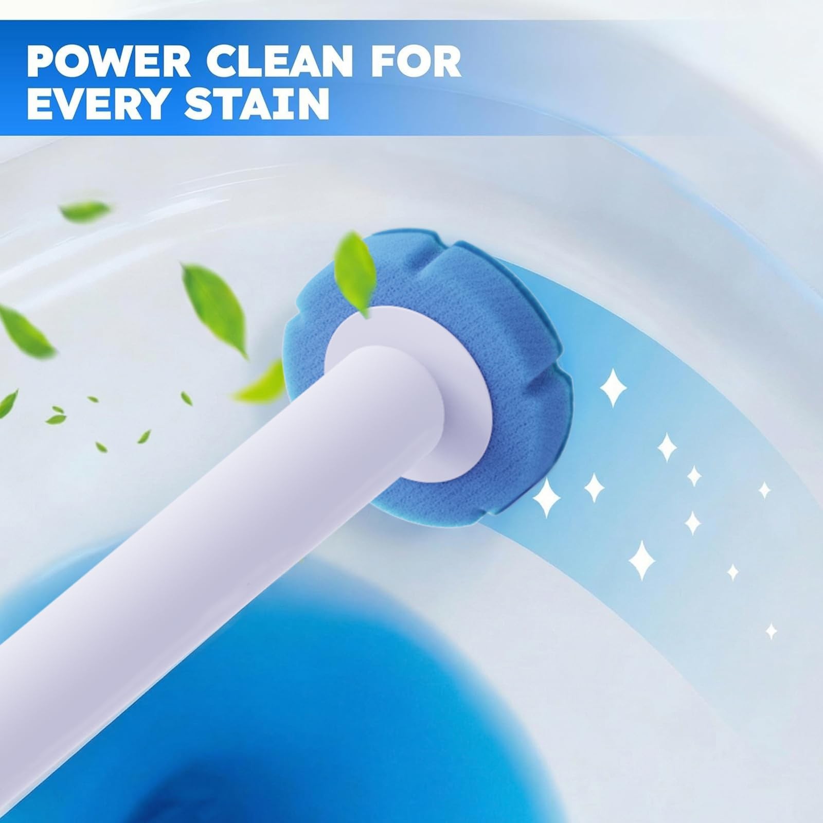 Disposable Toilet Brush 2 Pack- Toilet Bowl Cleaner, Toilet Bowl Brush, Each …