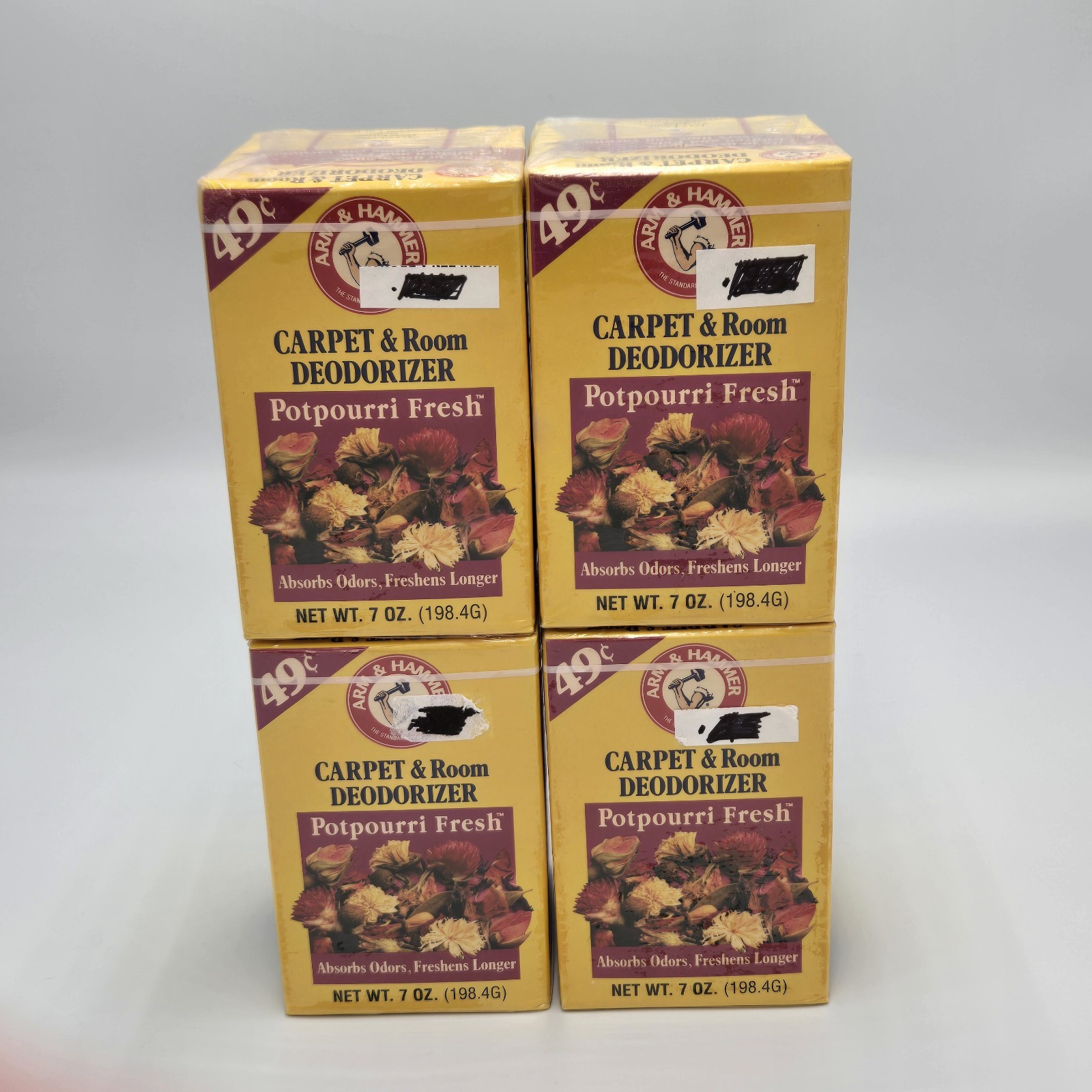 New Vintage A&H Carpet Deodorizer Set Of 4 Boxs 28oz In Total Discontinued
