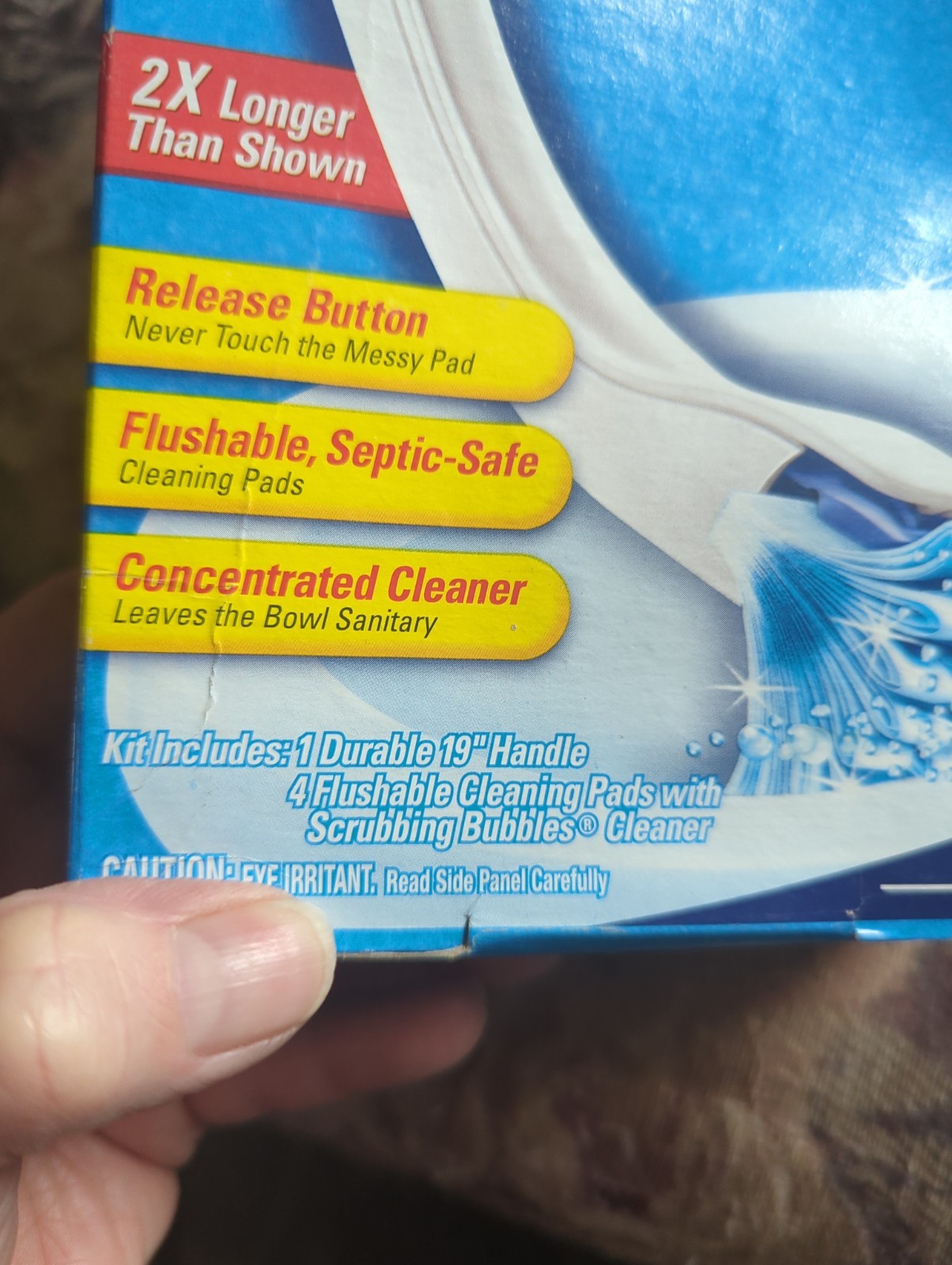 Scrubbing Bubbles Fresh Brush Starter Kit Toilet Cleaning System Flushable Pads