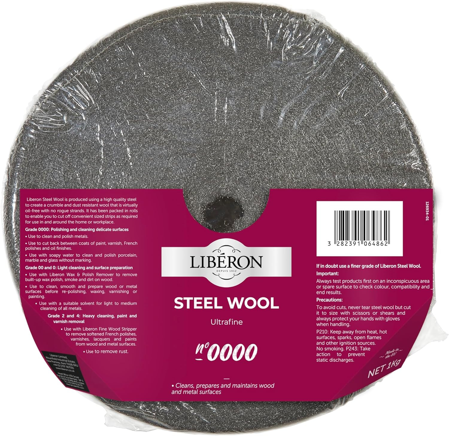 Steel Wool #0000 1Kg Roll
