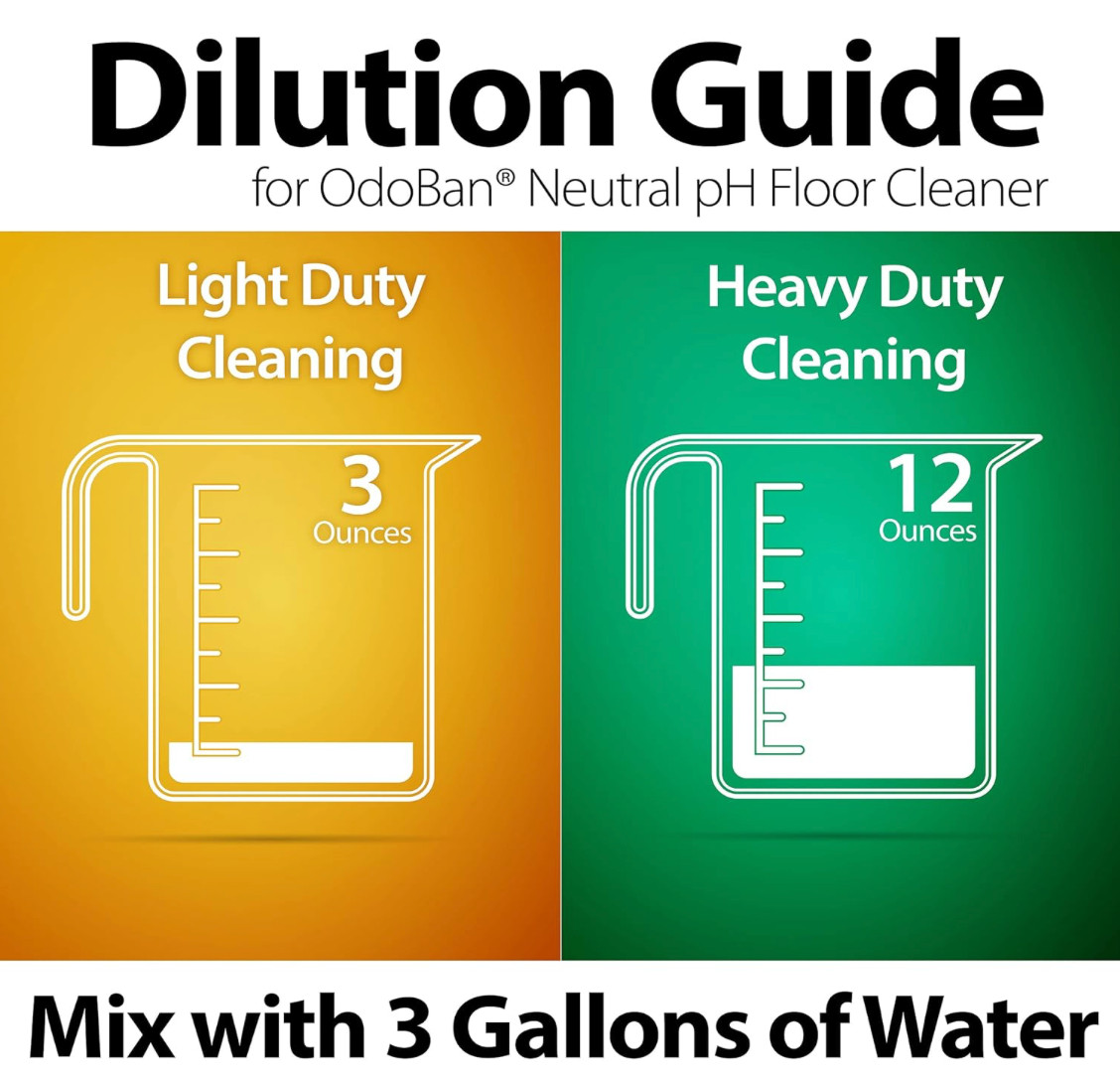 OdoBan Pet Solutions No Rinse Neutral pH Floor Cleaner 1 Gallon