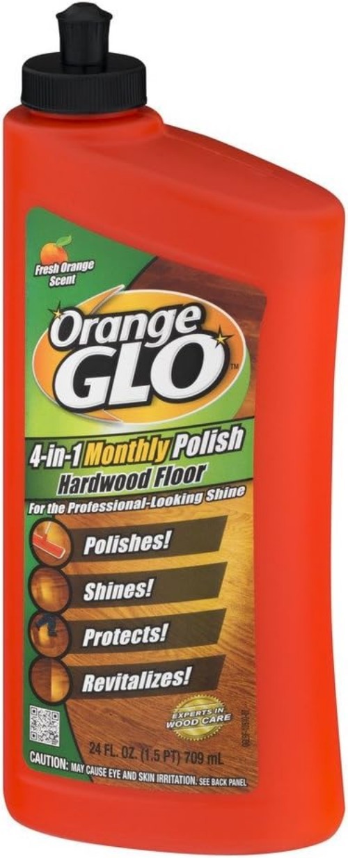 Hardwood Floor 4-in-1 Monthly Polish, 24 Oz Pack of 4