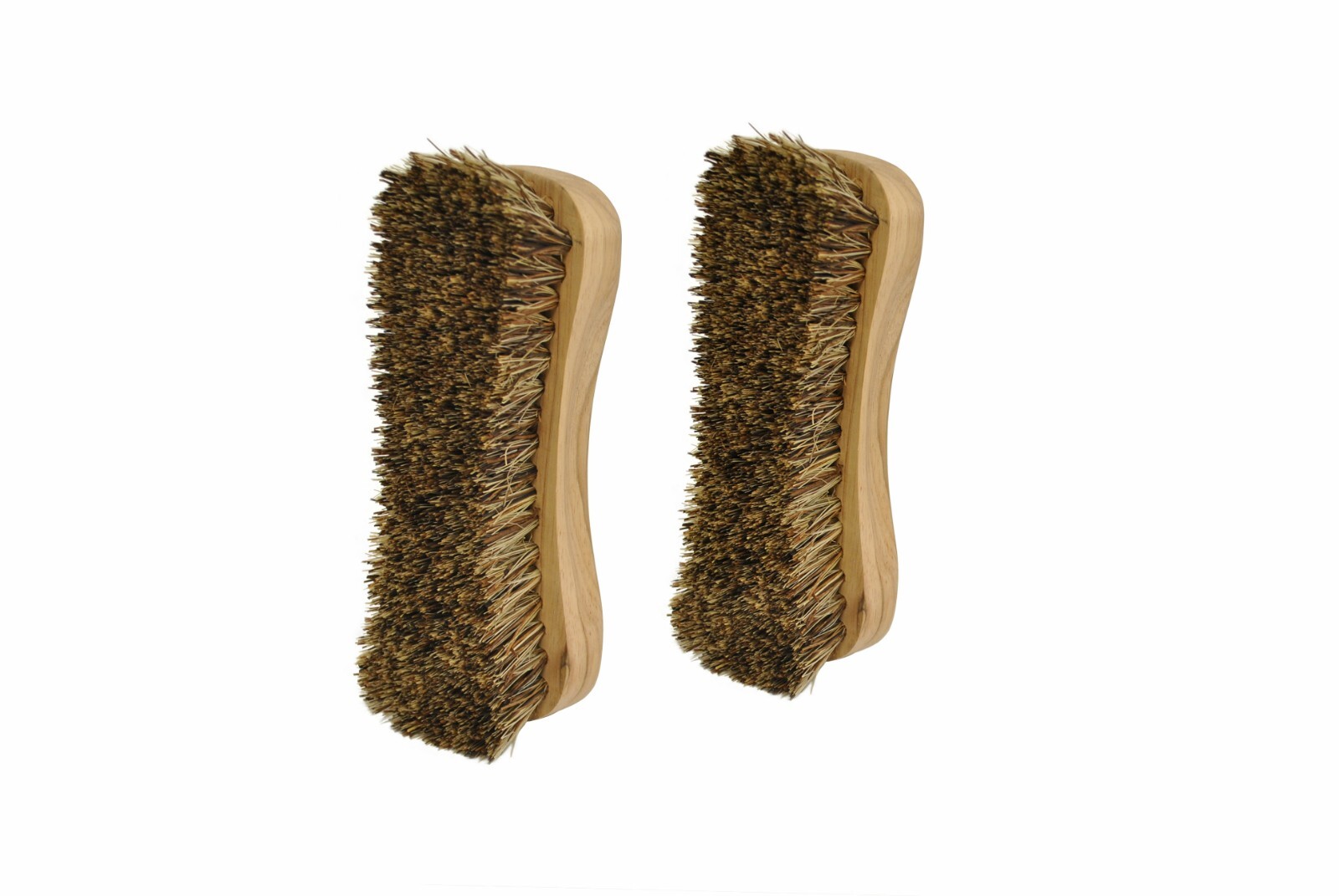 Naturolic All-Natural Wooden Scrub Brush Set | Palmyra Bristle Brush | Set of 2