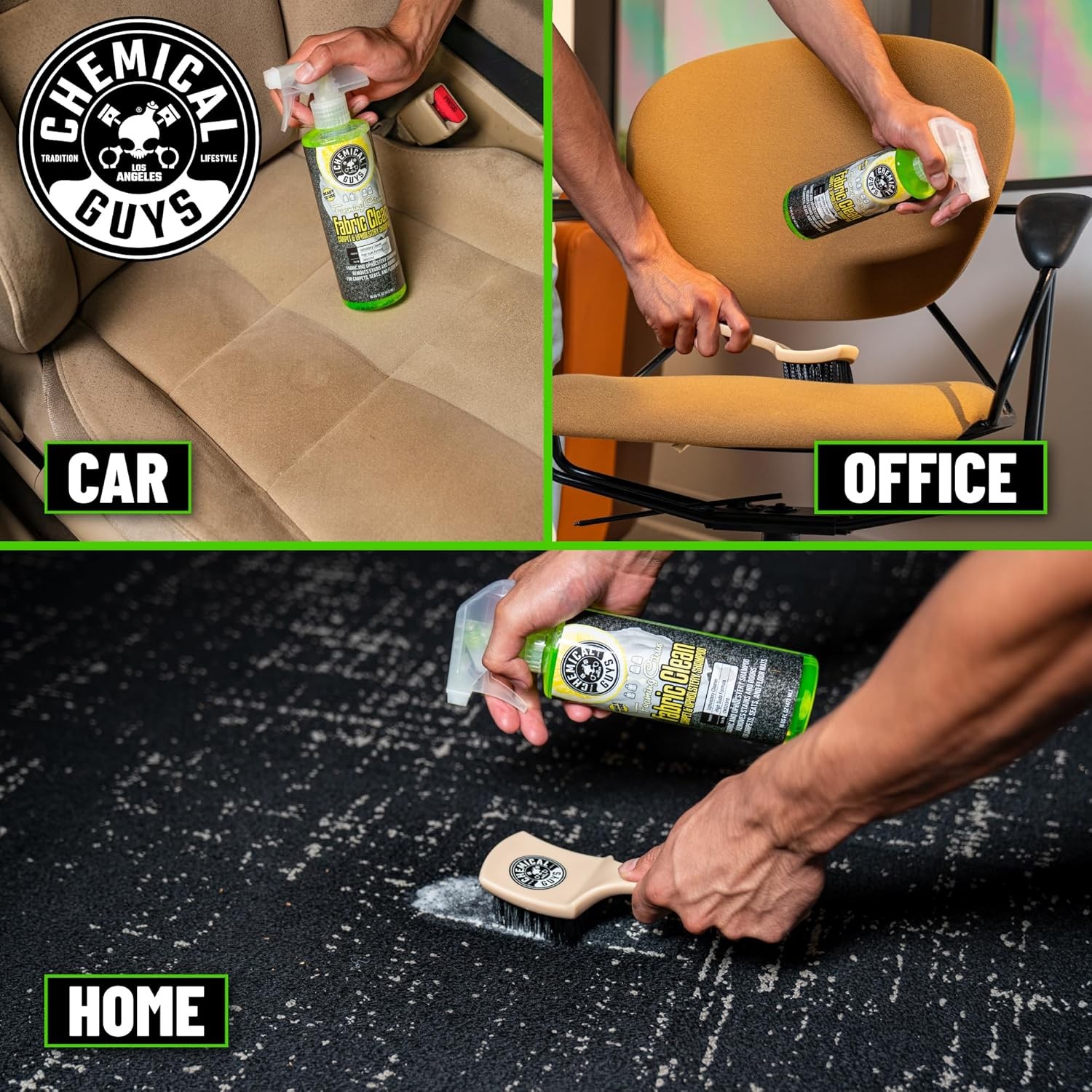 Carpet and Upholstery Cleaner Sprayable Citrus Fabric Cleaner for Cars
